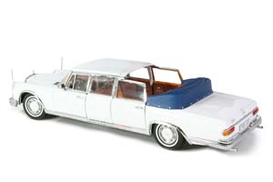 MERCEDES W100 600 PULLMAN LIMO LANDAULET 1966 WHITE — фото 12