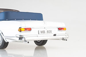 MERCEDES W100 600 PULLMAN LIMO LANDAULET 1966 WHITE — фото 16