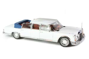 MERCEDES W100 600 PULLMAN LIMO LANDAULET 1966 WHITE — фото 7