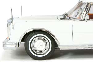 MERCEDES W100 600 PULLMAN LIMO LANDAULET 1966 WHITE — фото 11