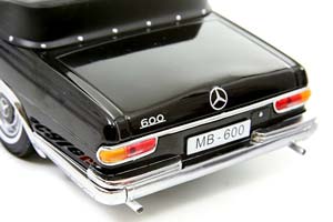 MERCEDES W100 600 PULLMAN LIMO LANDAULET 1966 BLACK — фото 8