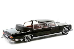 MERCEDES W100 600 PULLMAN LIMO LANDAULET 1966 BLACK — фото 2