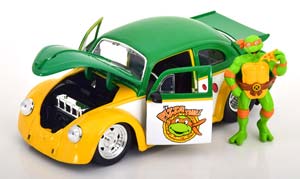 VW VOLKSWAGEN KAFER FROM THE SERIES TURTLES 1959 GREEN YELLOW — фото 3