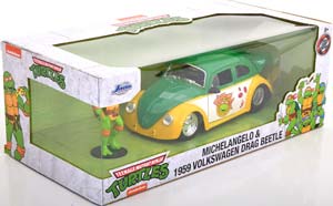 VW VOLKSWAGEN KAFER FROM THE SERIES TURTLES 1959 GREEN YELLOW — фото 5