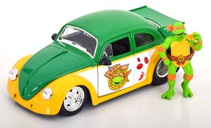 VW VOLKSWAGEN KAFER FROM THE SERIES TURTLES 1959 GREEN YELLOW