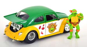 VW VOLKSWAGEN KAFER FROM THE SERIES TURTLES 1959 GREEN YELLOW — фото 2