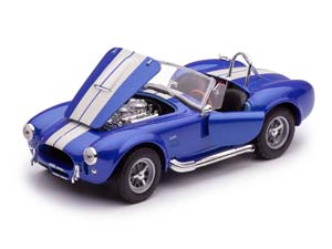 SHELBY COBRA 427 S/C 1965 СИНИЙ С БЕЛЫМ — фото 3