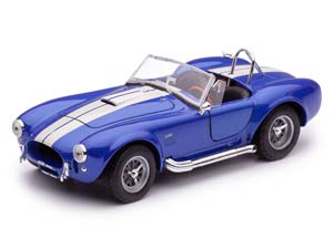 SHELBY COBRA 427 S/C 1965 СИНИЙ С БЕЛЫМ — фото 14