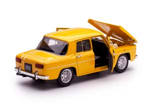 RENAULT 8 GORDINI 1964 ЖЕЛТЫЙ С БЕЛЫМ — фото 4
