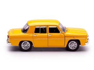 RENAULT 8 GORDINI 1964 ЖЕЛТЫЙ С БЕЛЫМ — фото 8