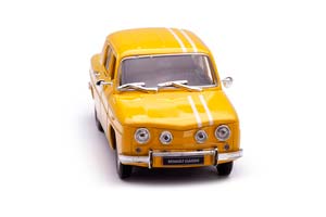 RENAULT 8 GORDINI 1964 ЖЕЛТЫЙ С БЕЛЫМ — фото 10