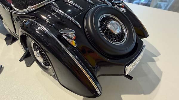 УЦЕНКА! HORCH 855 ROADSTER 1939 BLACK / ХОРЬХ РОДСТЕР ЧЕРНЫЙ (ТОВАР ПОВРЕЖДЕН) — фото 4