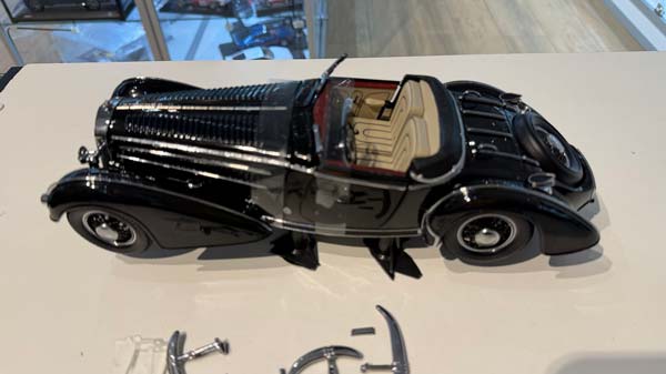УЦЕНКА! HORCH 855 ROADSTER 1939 BLACK / ХОРЬХ РОДСТЕР ЧЕРНЫЙ (ТОВАР ПОВРЕЖДЕН) — фото 7