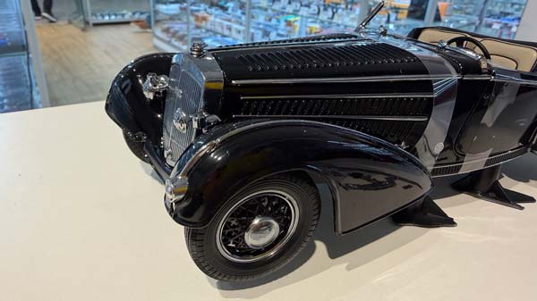 УЦЕНКА! HORCH 855 ROADSTER 1939 BLACK / ХОРЬХ РОДСТЕР ЧЕРНЫЙ (ТОВАР ПОВРЕЖДЕН) — фото 2