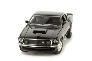 FORD MUSTANG BOSS 429 1970 ЧЕРНЫЙ — фото 7