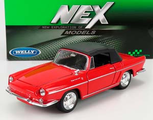 RENAULT CARAVELLE CABRIOLET SOFT-TOP CLOSED 1959, RED BLACK