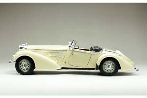 HORCH 855 ROADSTER 1939 LIGHT YELLOW / HORCH 855 РОДСТЕР 1939 СВЕТЛО-ЖЕЛТЫЙ — фото 4