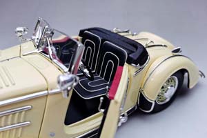 HORCH 855 ROADSTER 1939 LIGHT YELLOW / HORCH 855 РОДСТЕР 1939 СВЕТЛО-ЖЕЛТЫЙ — фото 7