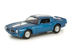 PONTIAC FIREBIRD TRANS AM 1972 СИНИЙ С БЕЛЫМИ ПОЛОСКАМИ