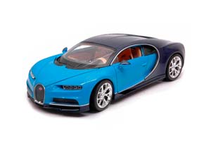 BUGATTI CHIRON 2017 / БУГАТТИ ШИРОН ГОЛУБОЙ С СИНИМ