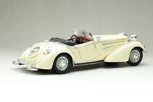 HORCH 855 ROADSTER 1939 LIGHT YELLOW / HORCH 855 РОДСТЕР 1939 СВЕТЛО-ЖЕЛТЫЙ — фото 2