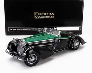 HORCH 855 ROADSTER OPEN 1939, BLACK GREEN