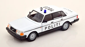 МОДЕЛЬ КОЛЛЕКЦИОННАЯ VOLVO 240 GL POLICE DENMARK 1986
