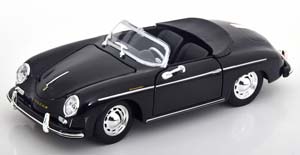 PORSCHE 356 A SPEEDSTER BLACK — фото 1