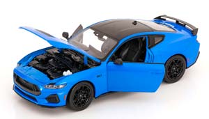 FORD MUSTANG GT 2024 BLUE METALLIC/BLACK — фото 3