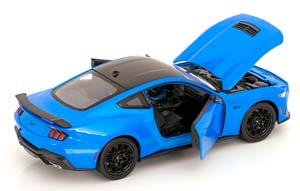 FORD MUSTANG GT 2024 BLUE METALLIC/BLACK — фото 4