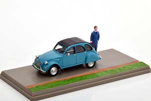 CITROEN 2CV, BLUE-GREY