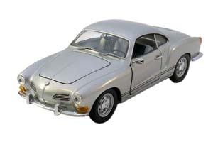 VW VOLKSWAGEN KARMANN GHIA COUPE SILVER