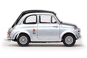 FIAT ABARTH 695 SS 1964 SILVER METALLIC/BLACK — фото 3