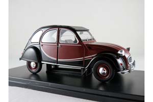 CITROEN 2CV6 CHARLESTON 1982 DARK RED/BLACK — фото 3