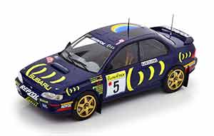 SUBARU IMPREZA 555 #5 555 SUBARU WRT SAINZ/MOYA ПОБЕДИТЕЛЬ RALLY MONTE-CARLO 1995 — фото 4