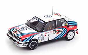 LANCIA DELTA INTEGRALE 16V #1 MARTINI BIASION/SIVIERO 3 МЕСТО RALLY MONTE-CARLO 1990 — фото 4