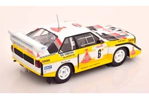 AUDI SPORT QUATTRO S1 E2 #6 HB AUDI SPORT TEAM MIKKOLA/HERTZ 3 МЕСТО RALLY MONTE CARLO 1986 — фото 2