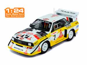 AUDI SPORT QUATTRO S1 E2 #2 HB AUDI SPORT TEAM ROEHRL/GEISTDOERFER 4 МЕСТО RALLY MONTE CARLO 1986 — фото 4