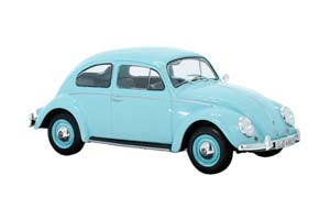 VW VOLKSWAGEN BEETLE 1200 1960 LIGHT BLUE