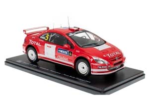 PEUGEOT 307 WRC #5 MARLBORO PEUGEOT TOTAL GRONHOLM/RAUTIAINEN WINNER NESTE RALLY FINLAND 2004