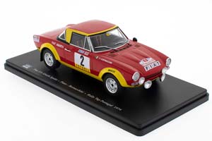 FIAT 124 ABARTH SPIDER #2 "OLIO FIAT" PINTO/BERNACCHINI WINNER RALLY PORTUGAL 1974 — фото 1