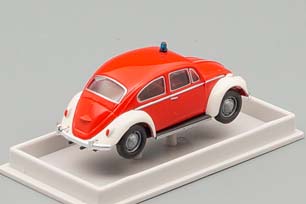 VW VOLKSWAGEN KAFER 1200 "FEUERWEHR", RED / WHITE (ДЛИНА МОДЕЛИ 3-5 СМ) — фото 2