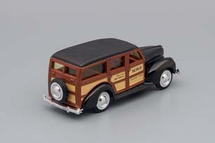 FORD WOODY STATION WAGON SHERIFF, BLACK / BROWN — фото 2