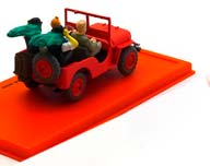 WILLYS JEEP TINTIN AU PAYS DE L OR NOIR 1943 RED — фото 2