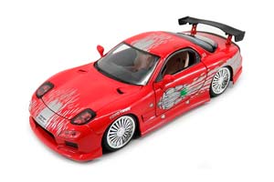 MAZDA DOM'S RX-7 2001 - TORETTO - FAST & FURIOUS 8 (2017), RED SILVER