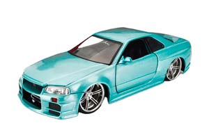 NISSAN BRIAN'S SKYLINE GT-R (BNR34) 1999 - FAST & FURIOUS, SEA GREEN — фото 1