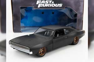 DODGE DOM'S DODGE CHARGER WIDEBODY (1968) - FAST & FURIOUS, PRIMER BLACK