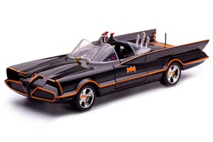 BATMOBILE CLASSIC 1966 TV SERIES С ФИГУРКАМИ БЭТМЭНА И РОБИН