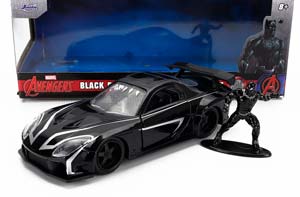 MAZDA RX-7 WITH BLACK PANTHER FIGURE 1995, BLACK