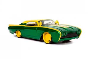 FORD THUNDERBIRD 1963 С ФИГУРКОЙ MARVEL ЛОКИ ЗЕЛЕНЫЙ С ЖЕЛТЫМ — фото 11